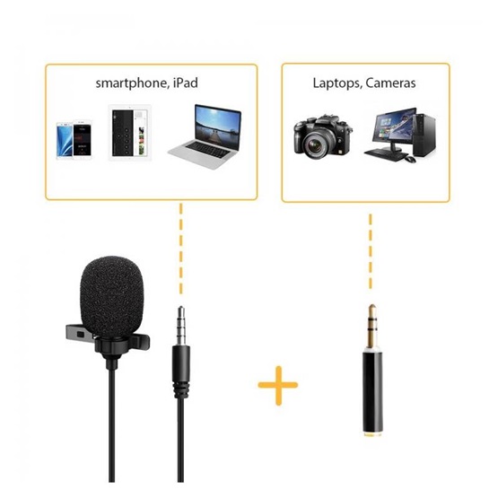  SBOX PM-402 3.5 mm Csíptethető mikrofon 