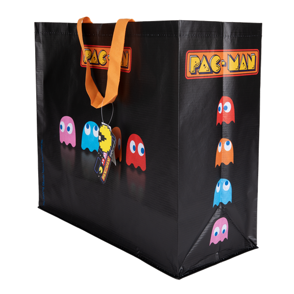 KONIX - PAC-MAN Bevásárló táska, Fekete