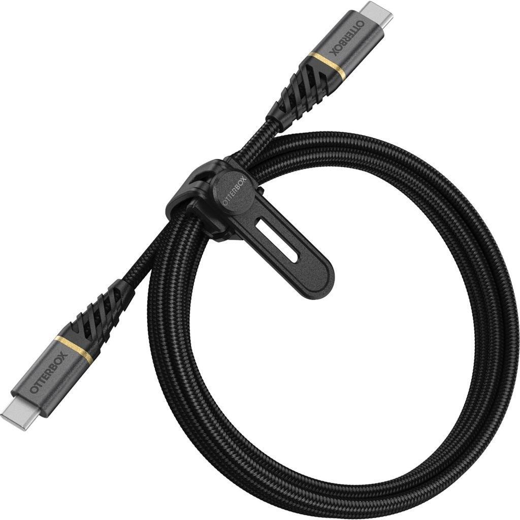 OtterBox Premium USB-C - USB-C gyorstöltő kábel 2m fekete (78-52678)