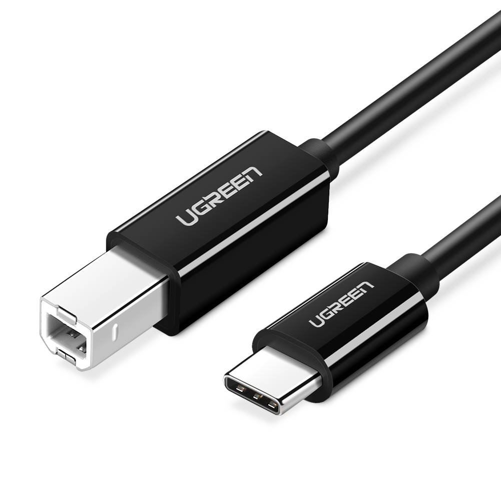 UGREEN US241 CB USB 2.0 kábel nyomtatóhoz, 2m, fekete (50446) UGREEN US241 CB USB 2.0 kábel nyomtatóhoz, 2m, fekete (50446)