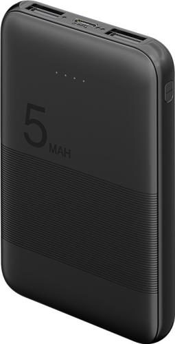 Goobay COMPACT POWER BANK 5000MAH Fekete