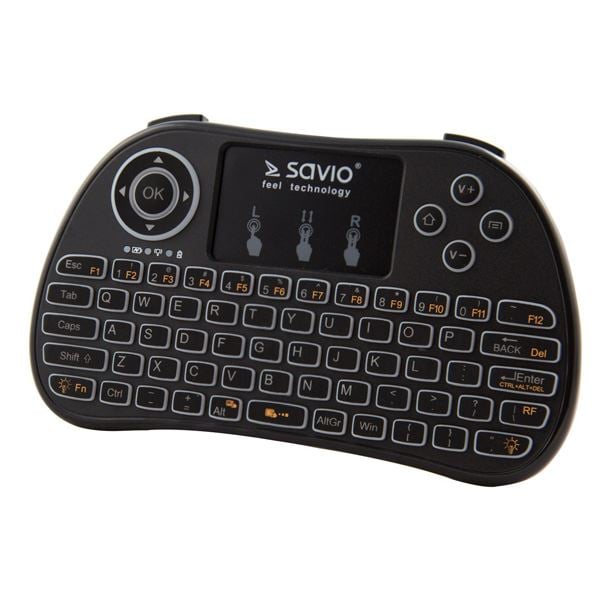 Savio KW-02 vezeték nélküli mini billentyűzet Savio KW-02 vezeték nélküli mini billentyűzet