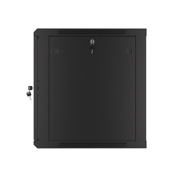 Lanberg 12U 19" fali rack szekrény 600x600mm fekete (WF01-6612-10B)