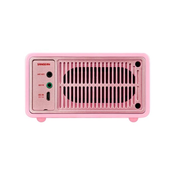 Sangean WR-7 Genuine Mini Bluetooth pink FM rádió Sangean WR-7 Genuine Mini Bluetooth pink FM rádió
