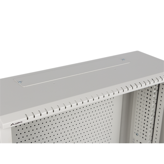 Lanberg 19" fali rack szekrény 6U+3U/540X200, alacsony profilú, összeszerelt, szürke