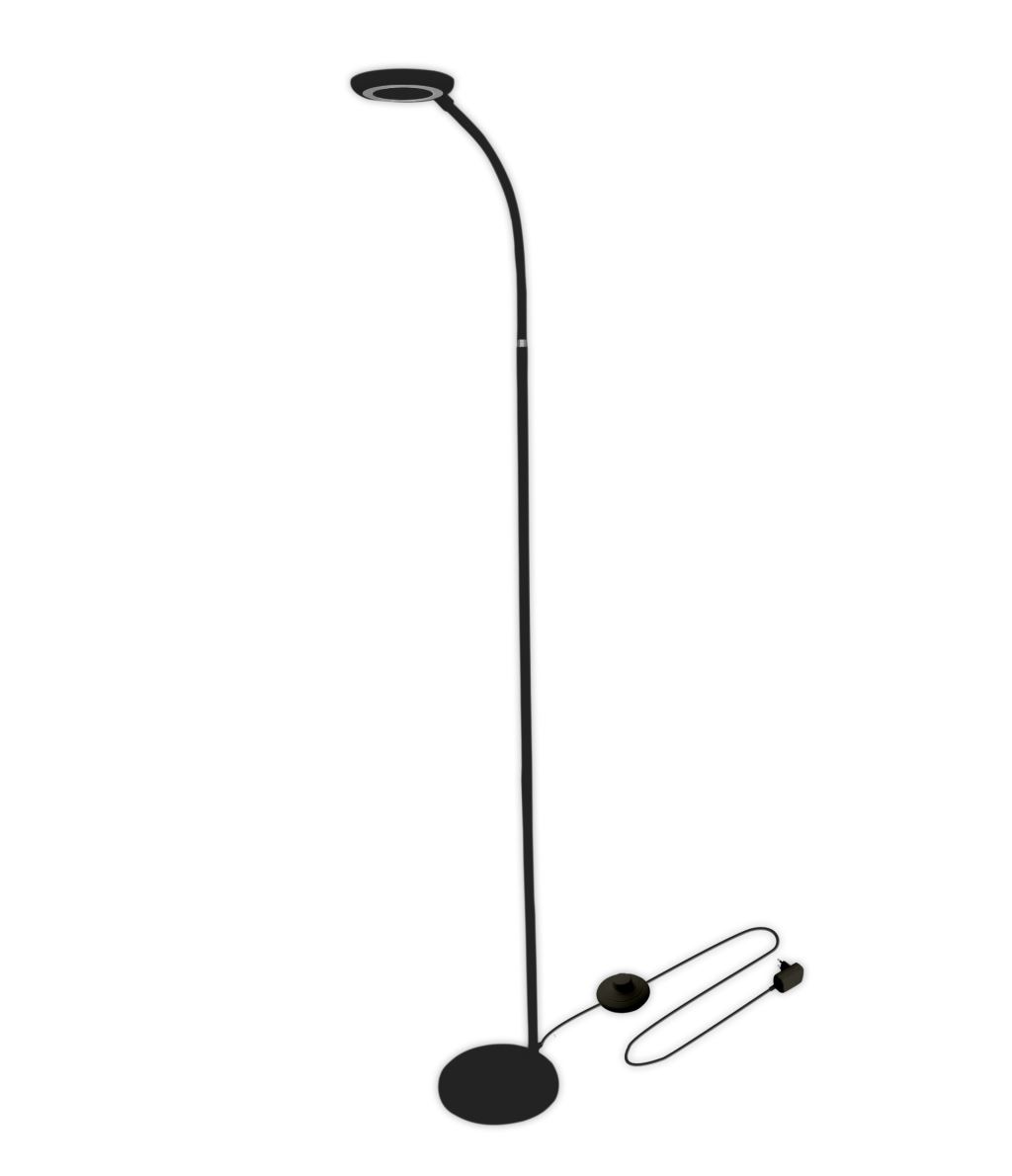 Avide LED állólámpa Angel 12W NW fekete (ABLFL-12W-ANGEL-B)