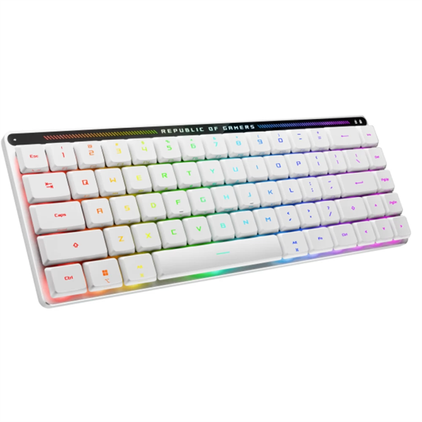 ASUS ROG Falchion RX Low Profile fehér vezeték nélküli billentyűzet ASUS ROG Falchion RX Low Profile fehér vezeték nélküli billentyűzet