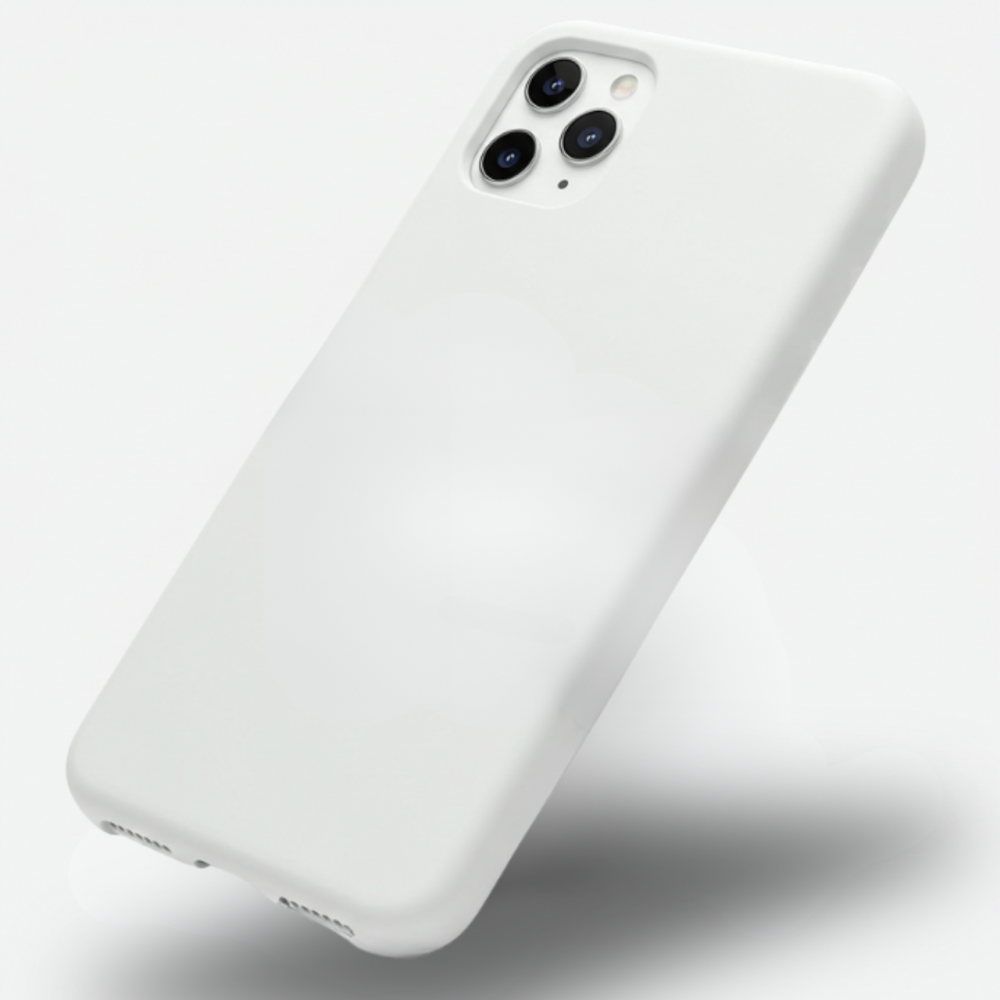 Premium szilikon tok, Samsung A36, Tört fehér