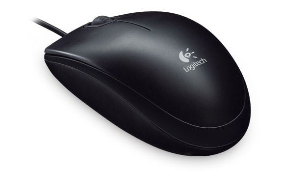 Logitech B100 optikai egér fekete USB OEM (910-003357)