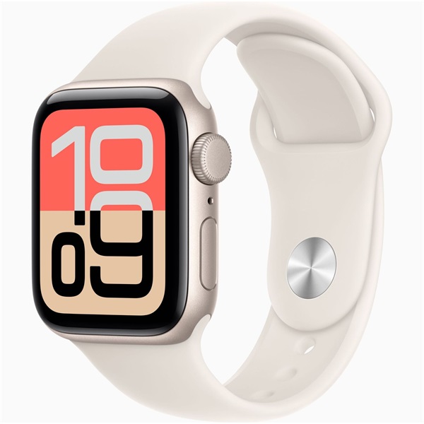 Apple Watch SE3 GPS 40mm csillagfény alutok, csillagfény sport M