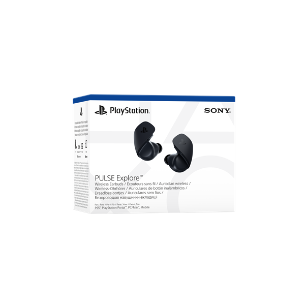 PlayStation®5 PULSE Explore™  True Wireless fülhallgató Midnight Black