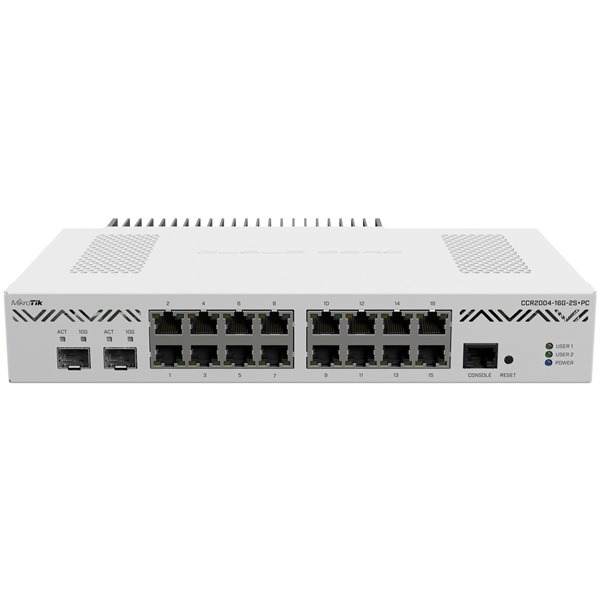 Mikrotik CCR2004-16G-2S+PC Cloud Core Router
