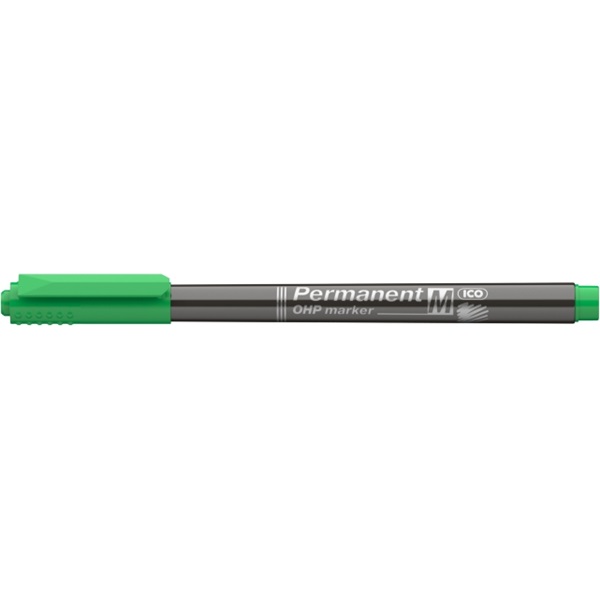 ICO OHP M 1-1,5mm zöld permanent marker