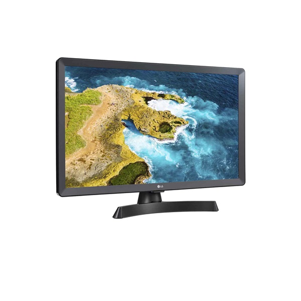 24" LG 24TQ510S-PZ LCD Smart TV-monitor fekete