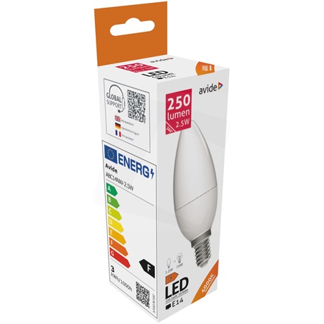 Avide ABC14NW-2.5W LED CANDLE IZZÓ 2.5W E14 NW 4000K