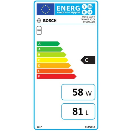 Bosch TR1000T 80 CB JOBB VÍZMELEGÍTŐ Bosch TR1000T 80 CB JOBB VÍZMELEGÍTŐ