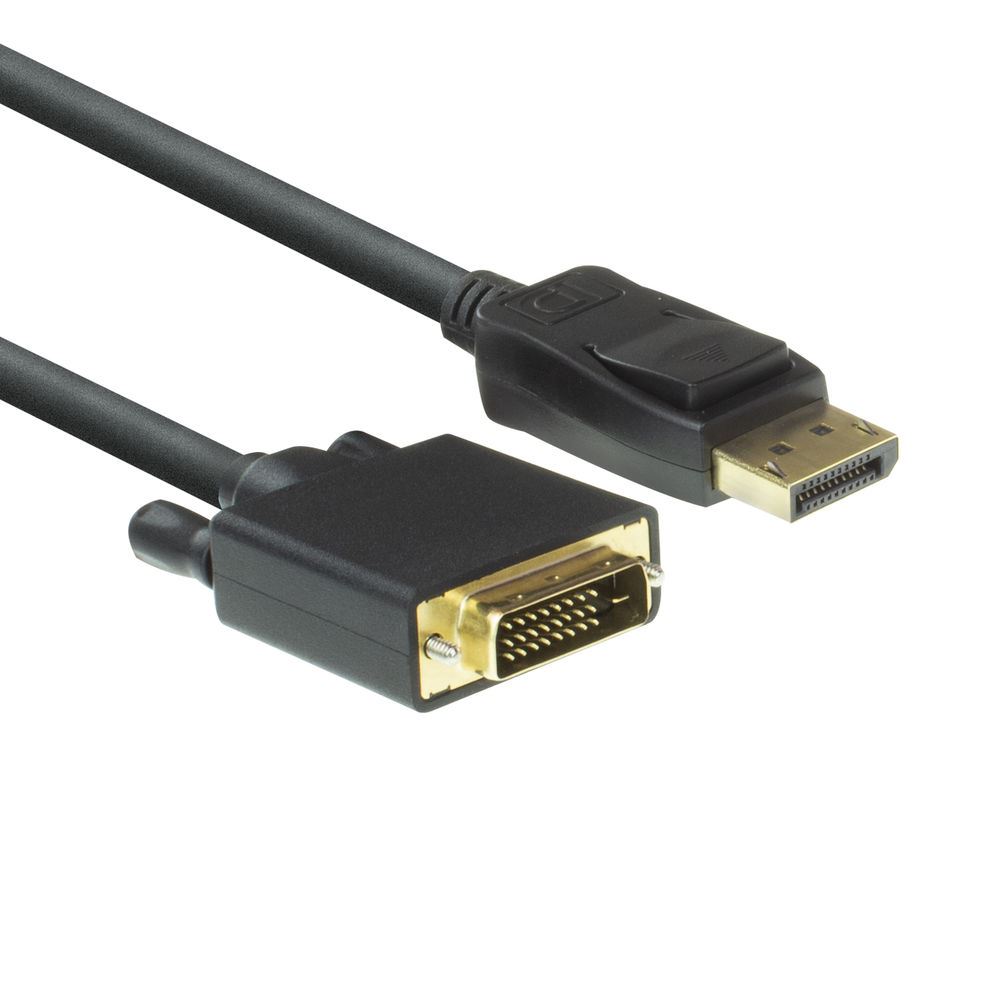 ACT DisplayPort - DVI adapter kábel 1.8m fekete (AC7505) ACT DisplayPort - DVI adapter kábel 1.8m fekete (AC7505)