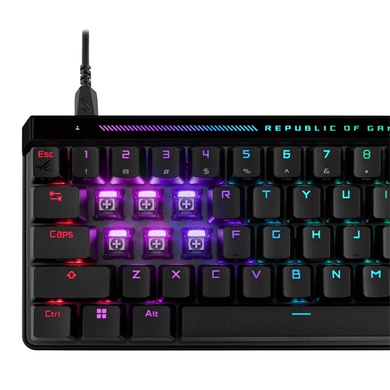   ASUS ROG Falchion Ace HFX  Fekete US /ROG HFX MAGNETIC/ Billentyűzet