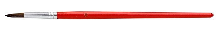 ICO  10-es méret fa ecset piros (TICENO10)
