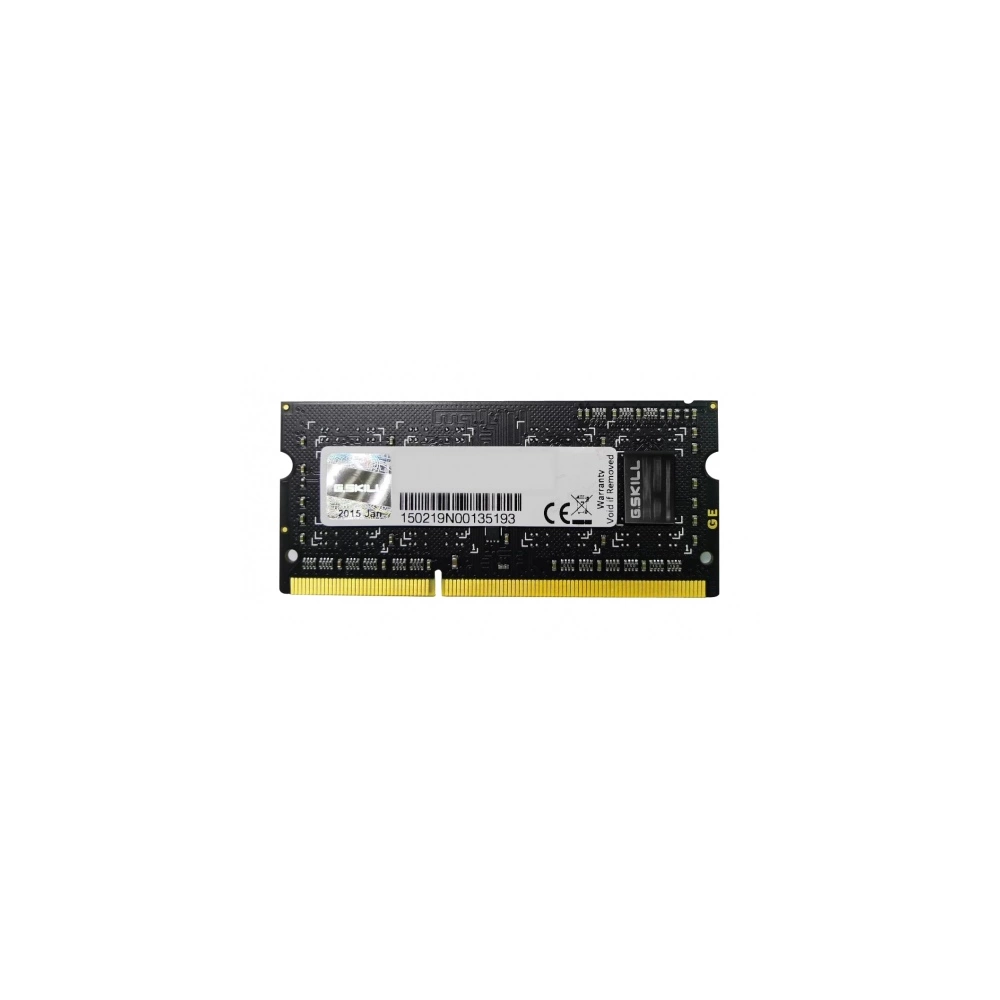 G.SKILL Standard DDR3 SO-DIMM 1333MHz CL9 8GB Memória Fekete