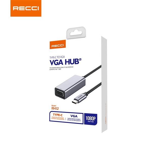 Recci RH12 Type C - VGA átalakító Recci RH12 Type C - VGA átalakító