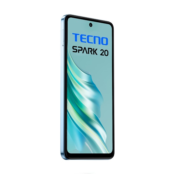 Tecno Spark 20 6,56" LTE 8/256GB DualSIM Magic Skin Blue okostelefon