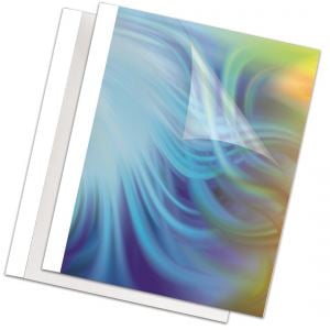 Fellowes Coverlight hőkötő borító 3 mm, fehér 20db (5379701)