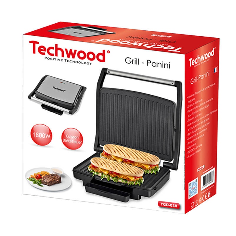 Techwood TGD-038 Panini grillsütő