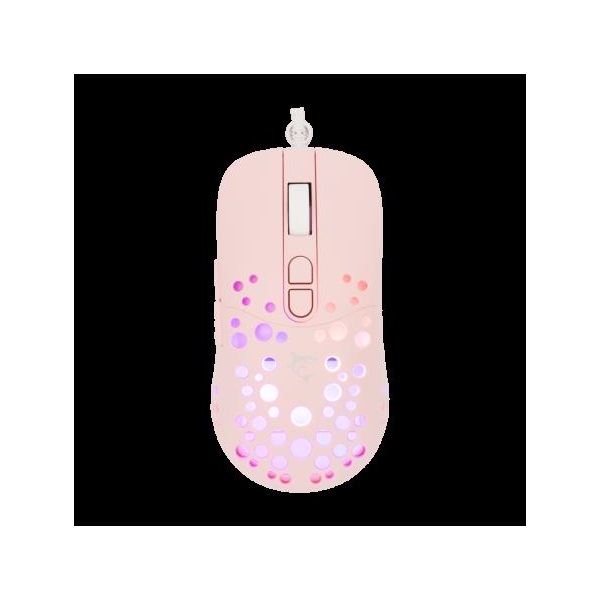 WHITE SHARK TRISTAN-P  WS GM-9004P   7D / 12000 dpi RGB Gamer egér Pink 