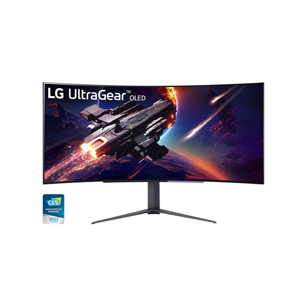 LG 45GR95QE 44.5"  Ívelt Gaming 240Hz OLED monitor
