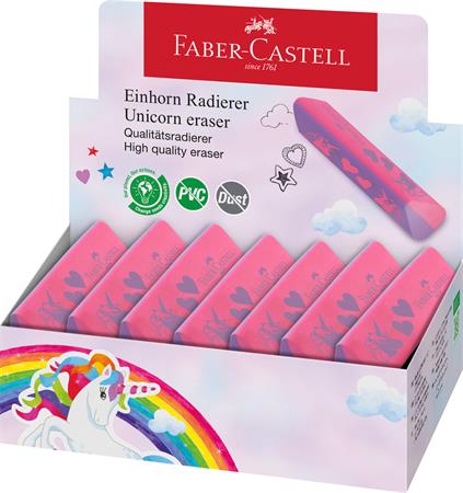 Faber-Castell Radír display, háromszögletű, , unikornis (TFC188751)