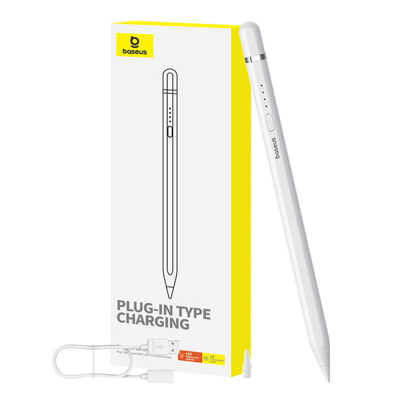 Baseus Smooth Writing Series vezeték nélküli stylus aktív  USB-C Fehér 