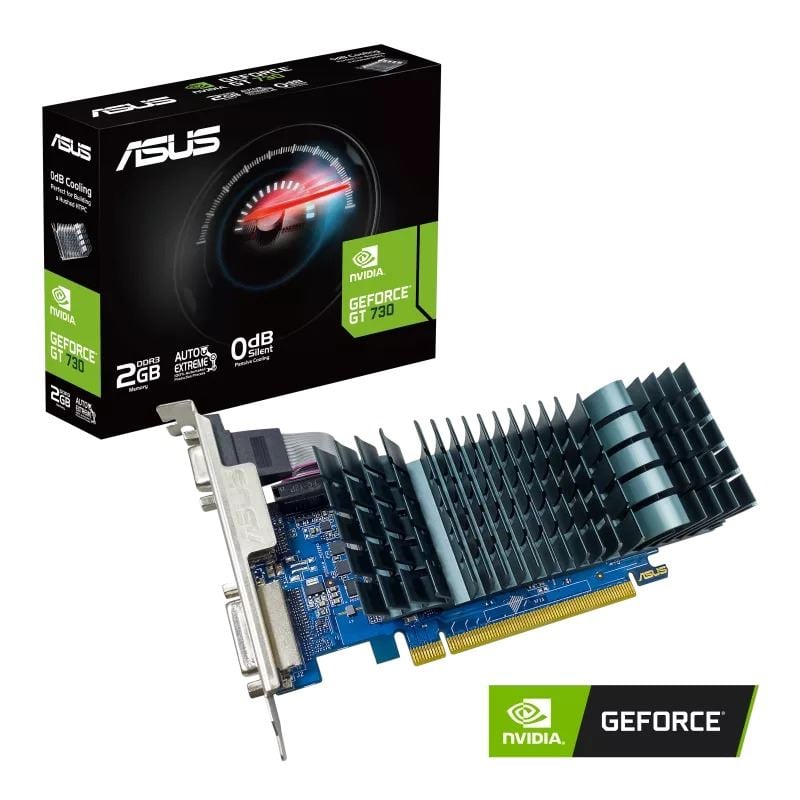 ASUS GeForce GT 730 2GB DDR3 EVO videokártya (GT730-SL-2GD3-BRK-EVO)