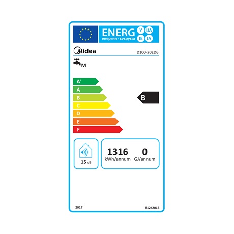 Midea D100-20ED6 Smart elektromos vízmelegítő Midea D100-20ED6 Smart elektromos vízmelegítő