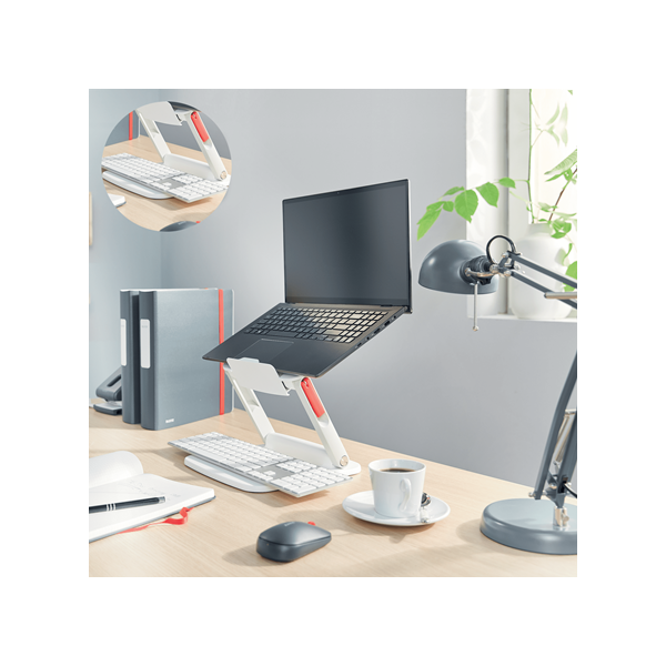 LEITZ 64240001 Laptop állvány, állítható  "Ergo" fehér