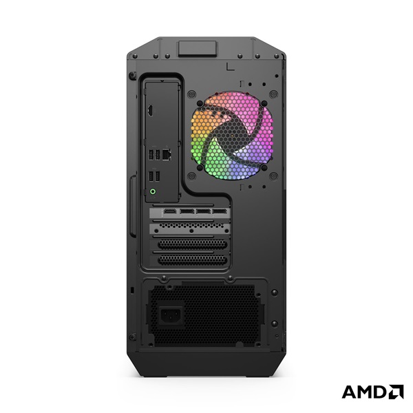 LENOVO LOQ Tower 26ADR10, AMD Ryzen 7 8745HX, 16GB, 512GB, RTX 5050 8GB, NoOS, Luna Grey + Eclipse Black