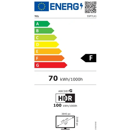 Tcl 55P7L TV 55" 4K UHD QLED