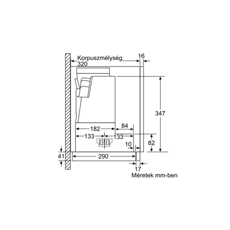 Bosch DFS067A51 PÁRAELSZÍVÓ BEÉPÍTHETŐ