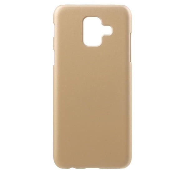Műanyag telefonvédő (gumírozott) ARANY [Samsung Galaxy A6 (2018) SM-A600F]