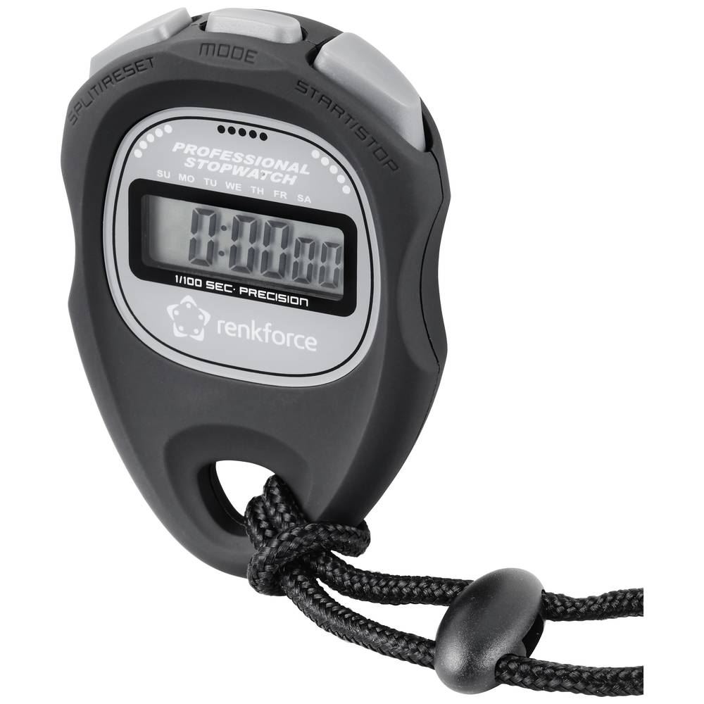 RENKFORCE WT-034 Digitális stopperóra fekete RENKFORCE WT-034 Digitális stopperóra fekete