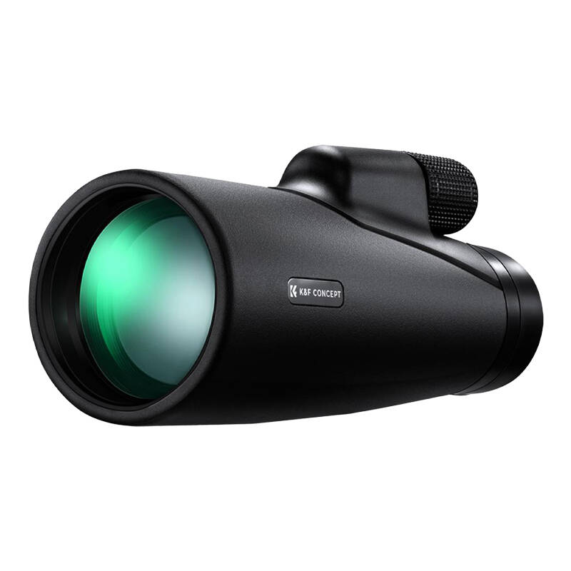 K&F Concept 12x50 HD monokulár távcső  BAK4  IP65 vízálló Fekete