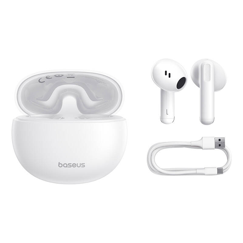 Baseus Bowie E12 Headset Fehér Baseus Bowie E12 Headset Fehér
