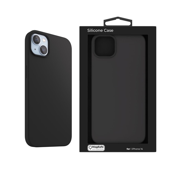 NextOne IPH-14-MAGCASE-BLACK iPhone 14 fekete szilikon MagSafe hátlap NextOne IPH-14-MAGCASE-BLACK iPhone 14 fekete szilikon MagSafe hátlap
