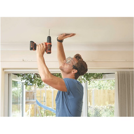 Black and Decker BDCDD12K-QW AKKUS FÚRÓ-CSAVARÓZÓ KOFFERBEN