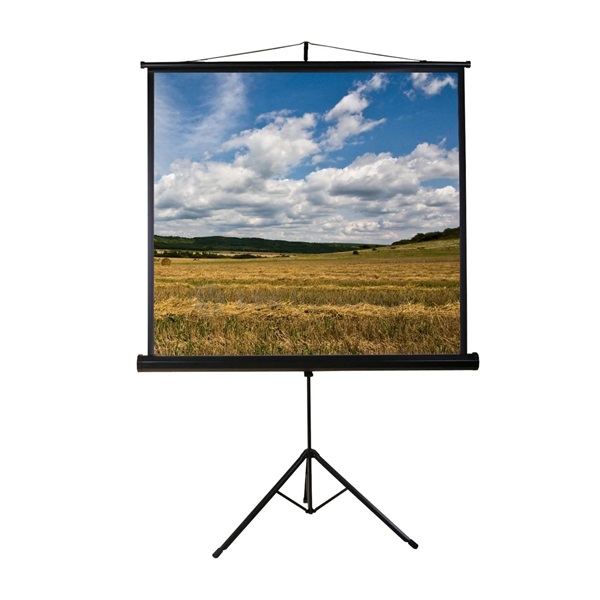 FUNSCREEN 100" (4:3) Méret: 203x152 cm manuális tripod vetítővászon hordozható