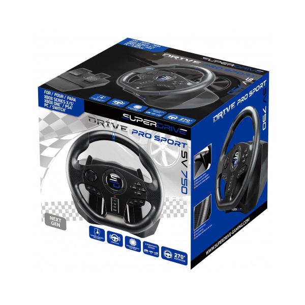 Subsonic Superdrive SV750 Drive Pro Sport kormány fekete (SA5595-NG)