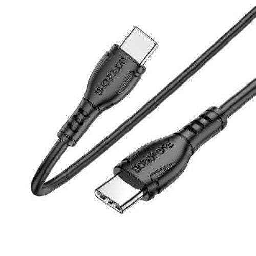 Borofone BX51 Type-C - Type-C gyorstöltő kábel 1m fekete (1380767) Borofone BX51 Type-C - Type-C gyorstöltő kábel 1m fekete (1380767)