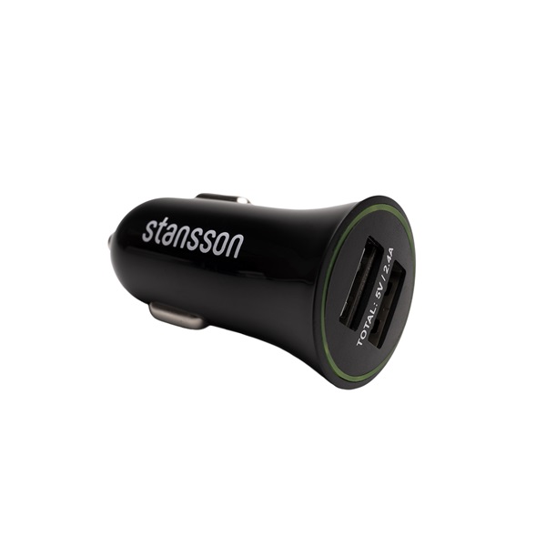 Stansson CH-100-BL 2,1A univerzális fekete autós töltő Stansson CH-100-BL 2,1A univerzális fekete autós töltő