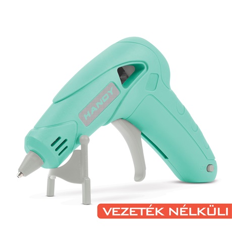 Handy 11100B Akkumulátoros ragasztópisztoly Mentazöld