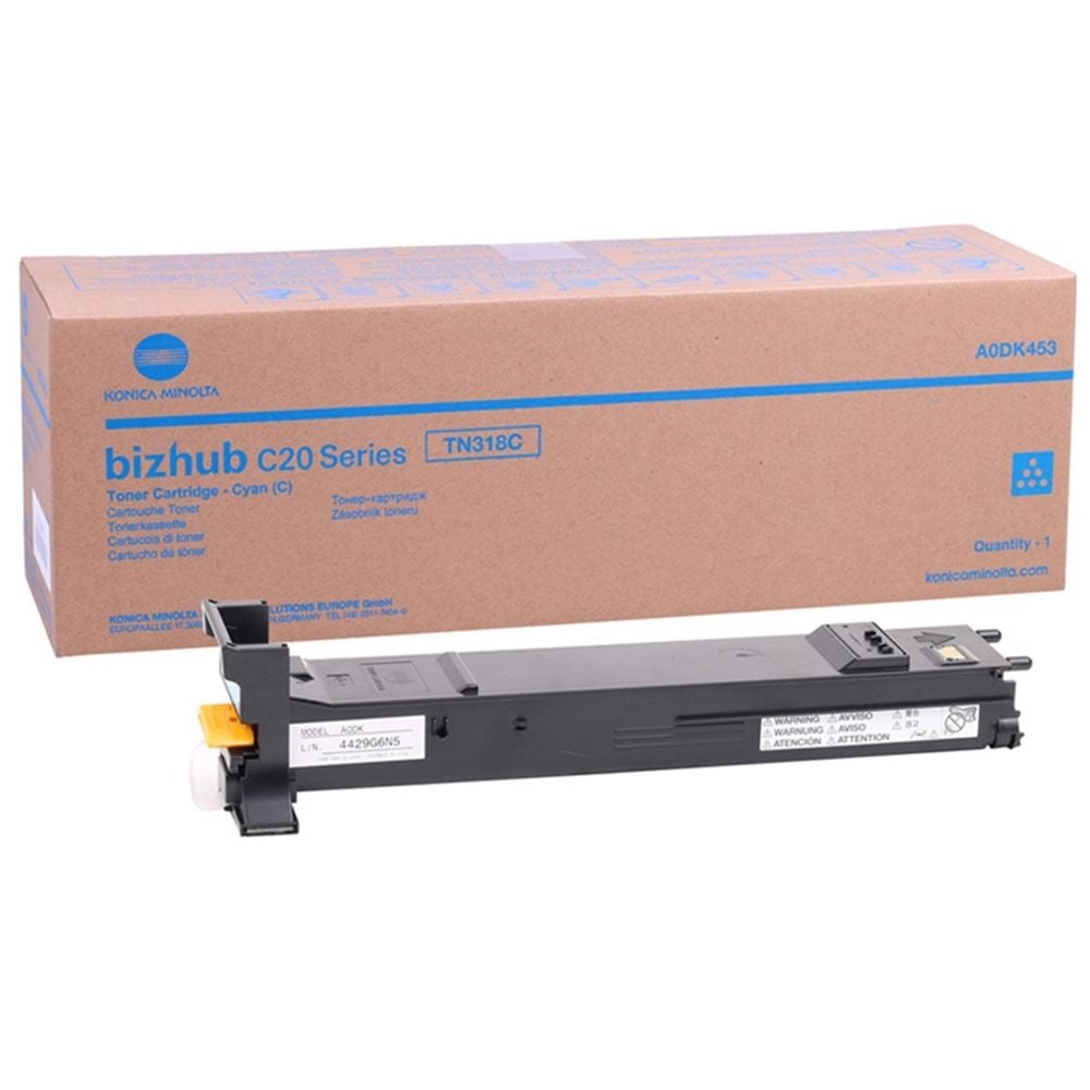 Konica-Minolta TN318C toner ciánkék (A0DK453)